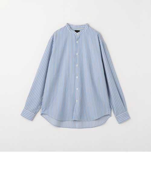 グラッドハンド　長袖シャツ　バンドカラー　ウォバッシュ柄 グラッドハンド 長袖シャツ バンドカラー ウォバッシュ柄