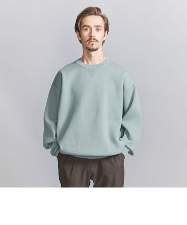 ミラノリブ スウェット クルーネック ニット ‐ウォッシャブル‐