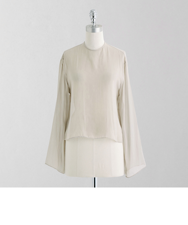 ＜LOEFF＞シフォン Tシャツ