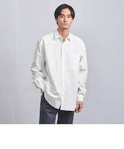 カリビアーナミルズ ウォッシュポプリン レギュラーシャツ
