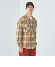 【別注】＜PENDLETON＞GLR チェック オープンカラー シャツ