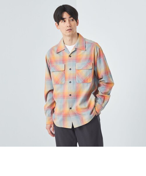別注】＜PENDLETON＞GLR チェック オープンカラー シャツ