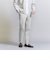 【WARDROBE SMART】ダブルニット ノープリーツ スラックス パンツ/セットアップ対応