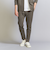 【WARDROBE SMART】ダブルニット ノープリーツ スラックス パンツ/セットアップ対応