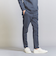 【WARDROBE SMART】ダブルニット ノープリーツ スラックス パンツ/セットアップ対応