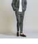 【WARDROBE SMART】ダブルニット ノープリーツ スラックス パンツ/セットアップ対応