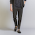 【WARDROBE SMART】ダブルニット ノープリーツ スラックス パンツ/セットアップ対応