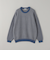レトロ パターン クルーネック ニット ‐ウォッシャブル‐