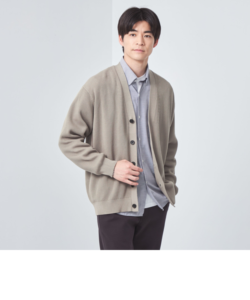 2022AW COTTONアゼ Vネックカーディガン コットン アゼ Vネック カーディガン｜ユナイテッドアローズ