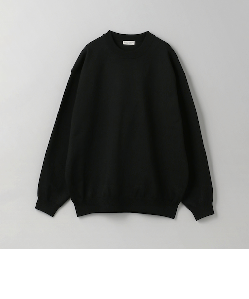ハイブリッド ウール フォルム クルーネック ニット ‐ウォッシャブル‐
