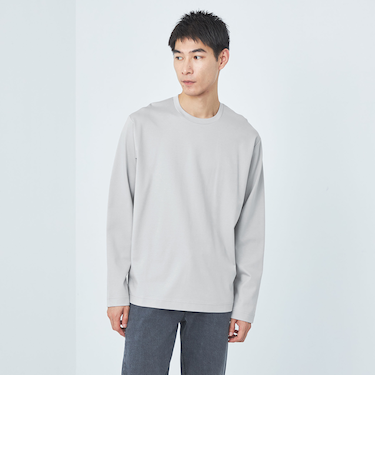 オーガニック ポンチ クルーネック Tシャツ