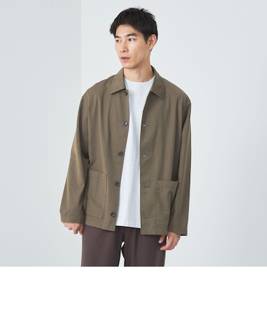 ウォッシャブル TWサージ カバーオール  -ストレッチ・防シワ-