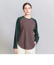 コットン ラグランロングスリーブ Tシャツ