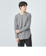 ドライワッフル クルーネック Tシャツ -吸水速乾-