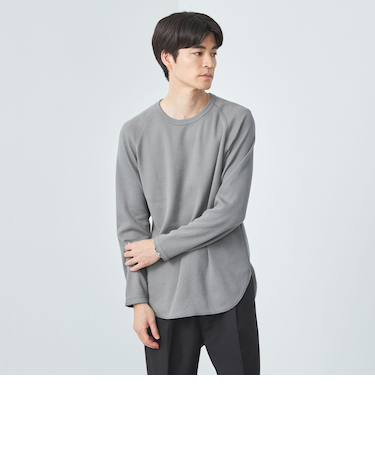 ドライワッフル クルーネック Tシャツ -吸水速乾-