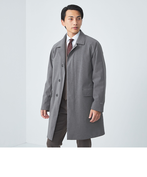 A+ PERTEX UNLIMITED ステンカラーコート -撥水・防風・透湿