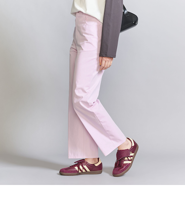 ツイル バックルベルト ストレートパンツ