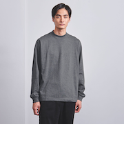 SARROWS/サローズ オーガニックコットン モックネック ロングスリーブTシャツ