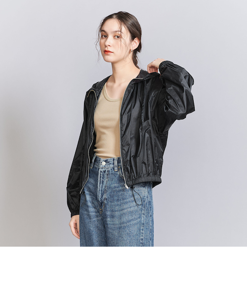 新品 ユナイテッドアローズ ビューティー&ユース ショート丈 ナイロン ブルゾン BEAUTY&YOUTH UNITED ARROWS（ビューティーアンドユース