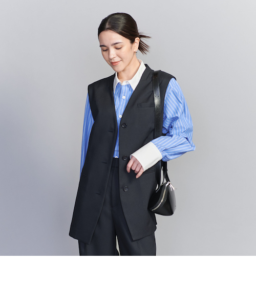 一時変更◾️ユナイテッドアローズ⭐️レース風パッチワークジレ　送料込 一時変更◾️ユナイテッドアローズ⭐️レース風パッチワークジレ 送料