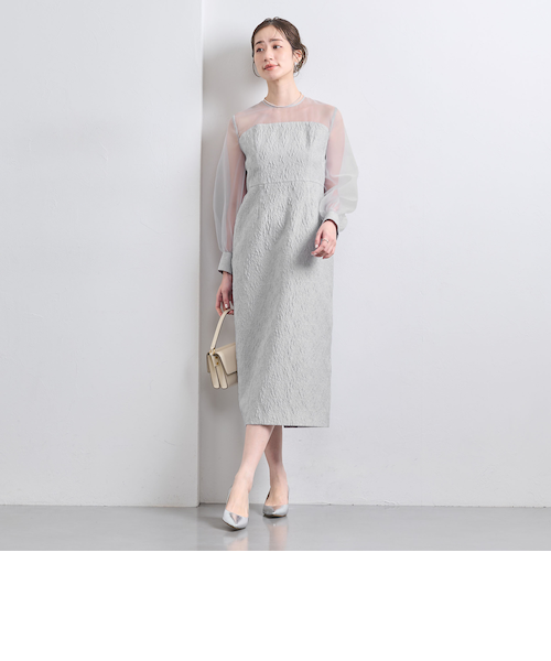 ツートーン ジャガード ワンピース｜ユナイテッドアローズ