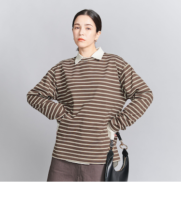 コットンボーダー ロングスリーブ Tシャツ