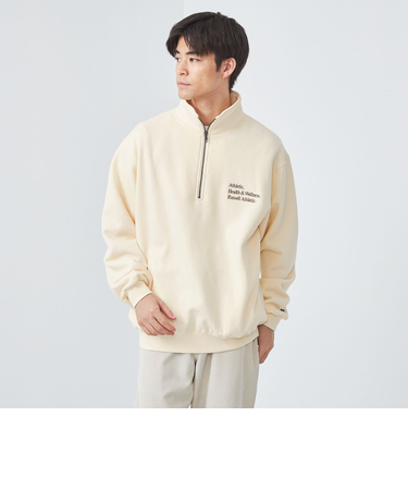 【別注】＜RUSSELL ATHLETIC＞GLR ハーフジップ スウェット