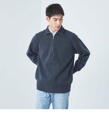 Morley スムース ハーフジップ ニット