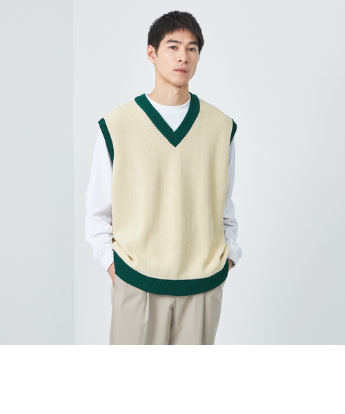 GLR or＞アゼ Vネック ベスト｜ユナイテッドアローズ アウトレットの