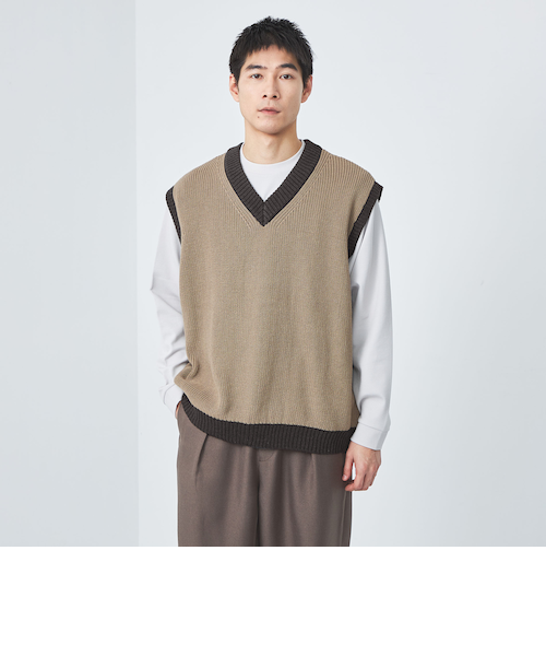 GLR or＞アゼ Vネック ベスト｜ユナイテッドアローズ アウトレットの