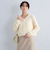 フリンジ 2WAY ニット カーディガン ―ウォッシャブル―