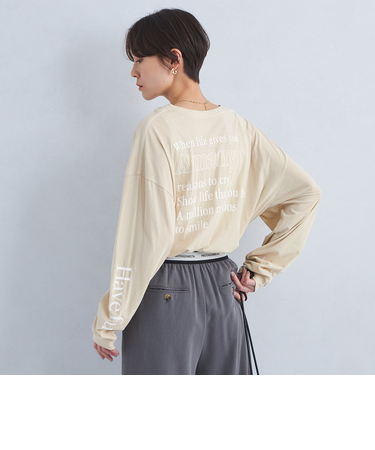 【別注】＜PROTAGONISTA＞プリント ロングスリーブ Tシャツ