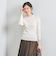 リブ クルーネック ニット