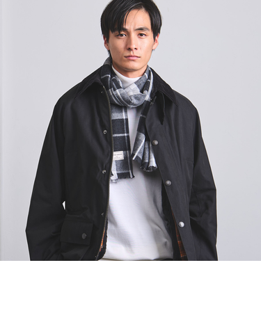 ライトカシミヤ チェックマフラー