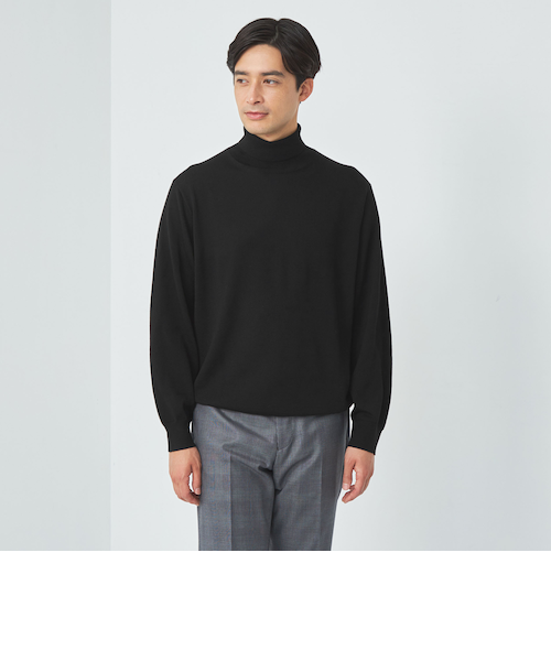 23AW✨エブリデイアイライク　Aries　タートルネックニット　ウール　黒 23AW✨エブリデイアイライク Aries タートルネックニット ウール 黒