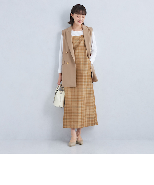 ヘリンボーン ジャンパースカート＆ジレ -2WAY-｜ユナイテッドアローズ