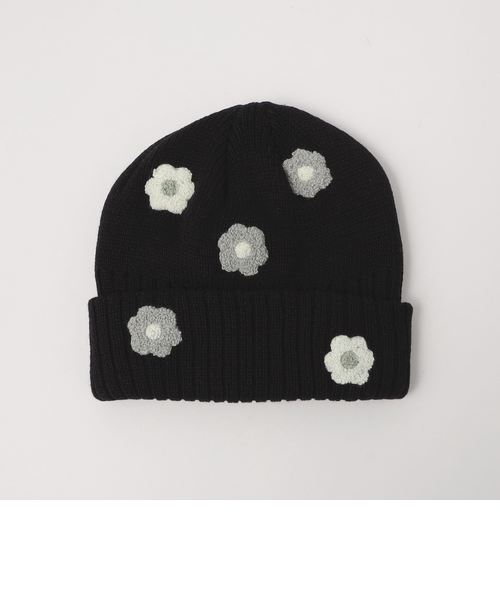 【専用】POTECHINO ニット帽 花装飾　グレー、ホワイト2点おまとめ) GLR フラワービーニー / ニット帽 / キッズ｜ユナイテッドアローズ