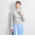 オーガンジー ラッフルフリル 4WAY ニット