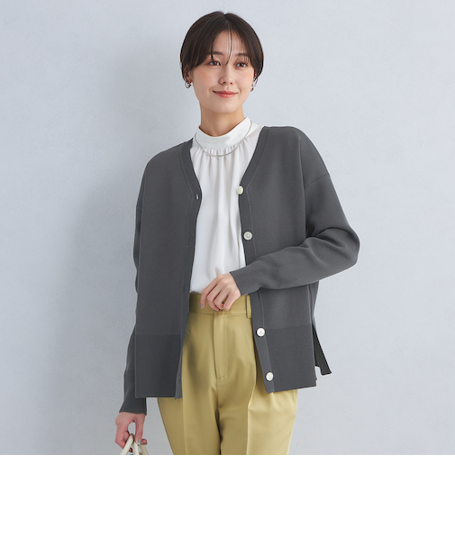 フォルム 2WAY ワイド ニット -ウォッシャブル-