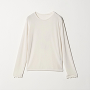 シャイニーリブ クルーネックTシャツ＜A DAY IN THE LIFE＞