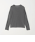 シャイニーリブ クルーネックTシャツ＜A DAY IN THE LIFE＞