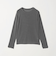 シャイニーリブ クルーネックTシャツ＜A DAY IN THE LIFE＞