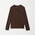 シャイニーリブ クルーネックTシャツ＜A DAY IN THE LIFE＞