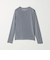 シャイニーリブ クルーネックTシャツ＜A DAY IN THE LIFE＞