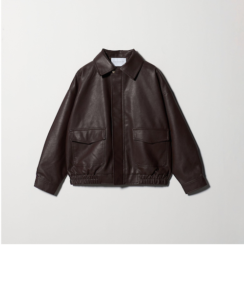 レザーライク A-2ブルゾン ＜A DAY IN THE LIFE＞｜ユナイテッド