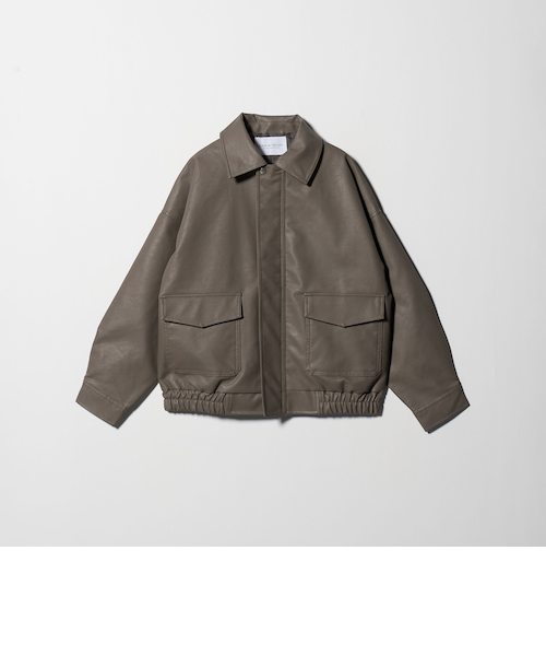 レザーライク A-2ブルゾン ＜A DAY IN THE LIFE＞｜ユナイテッド