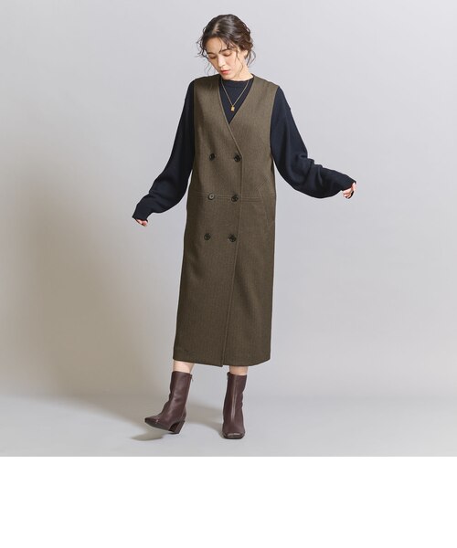 ヘリンボーン ジャンパースカート＆ジレ -2WAY-｜ユナイテッドアローズ