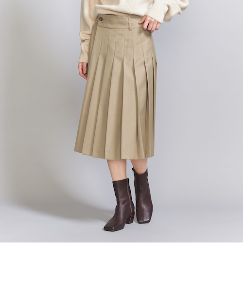 beauty&youth/ラッププリーツスカート ラップ プリーツスカート