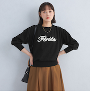 ロゴ ニット プルオーバー -ウォッシャブル-