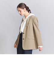 カットオフ カラーレス ジャケット